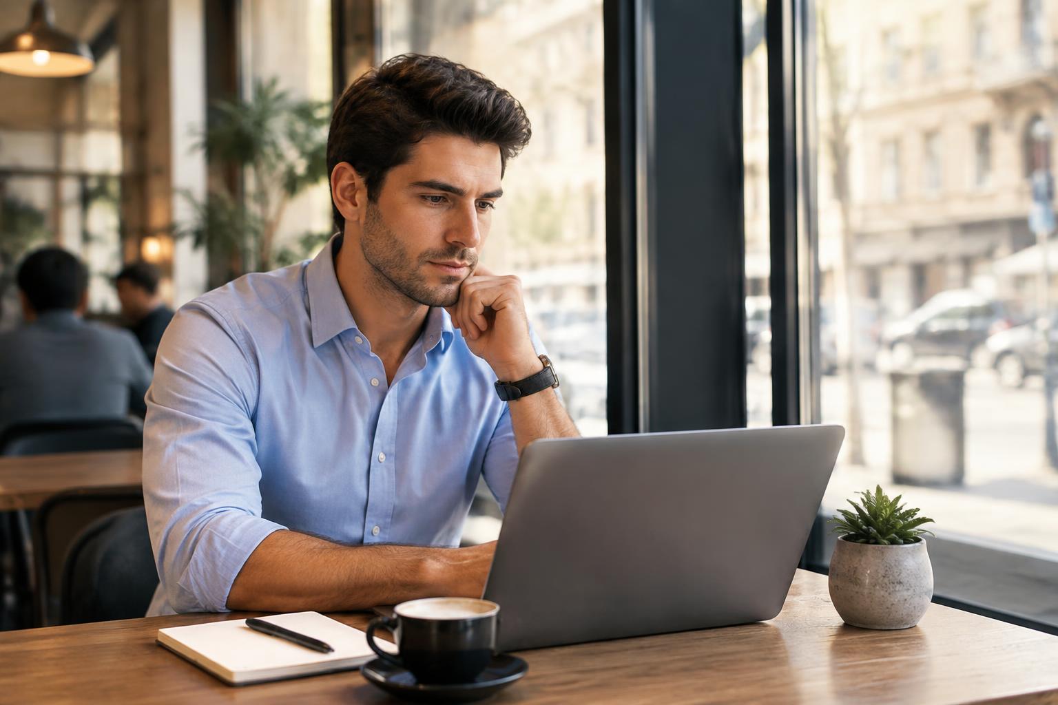 Candidate in a focused interview with senior hiring leaders